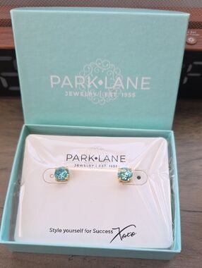 Parklane Mint Green Impression Earrings
